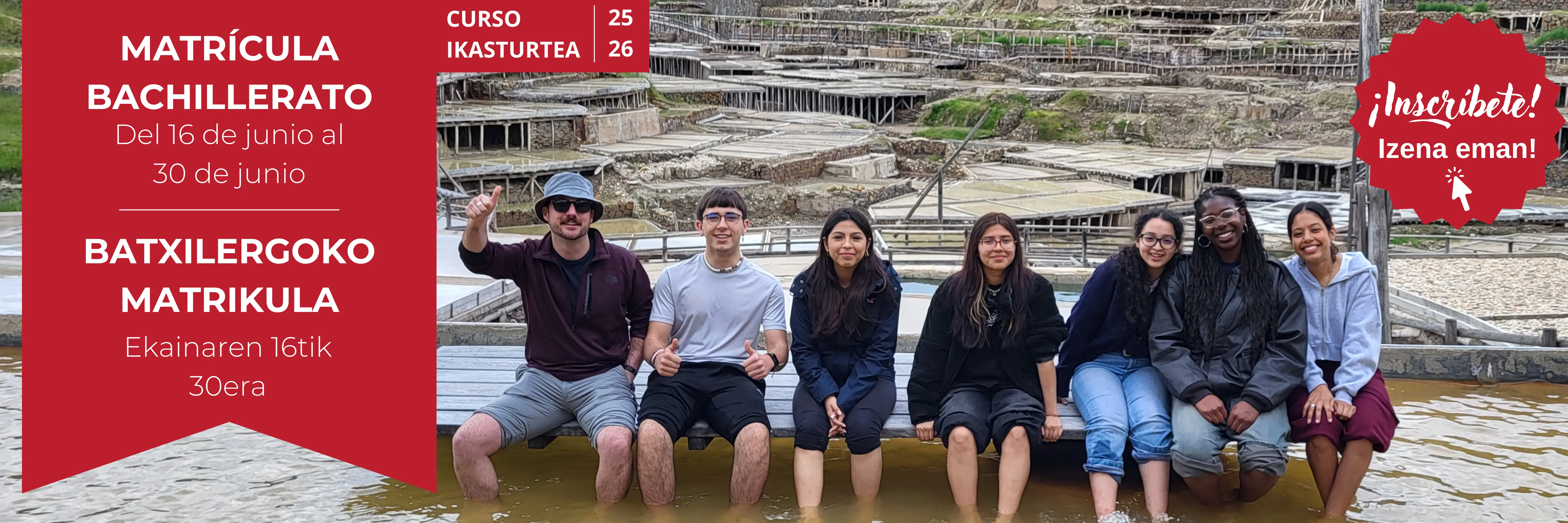 Matricula bachillerato 2025 2026