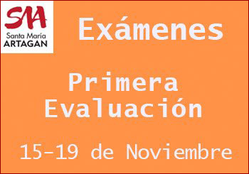 Exámenes Primera Evaluación 2021